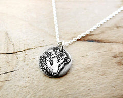Tiny Opossum Necklace