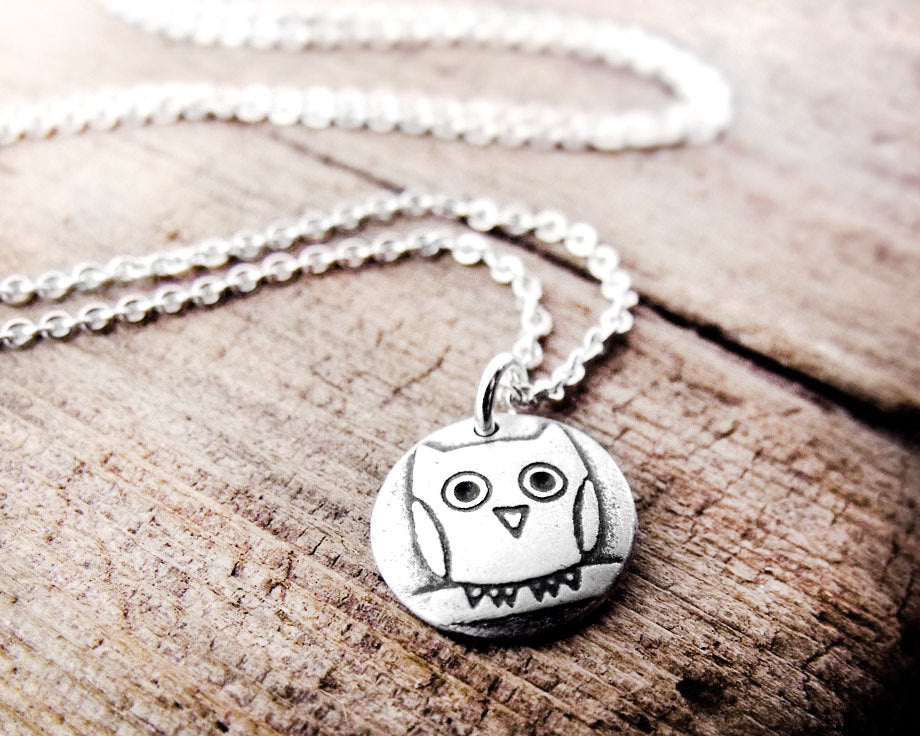 Tiny Owl Necklace