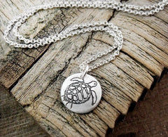 Tiny Sea Turtle Necklace