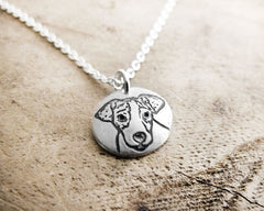 Tiny Jack Russell Necklace