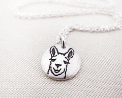 Tiny Llama Necklace