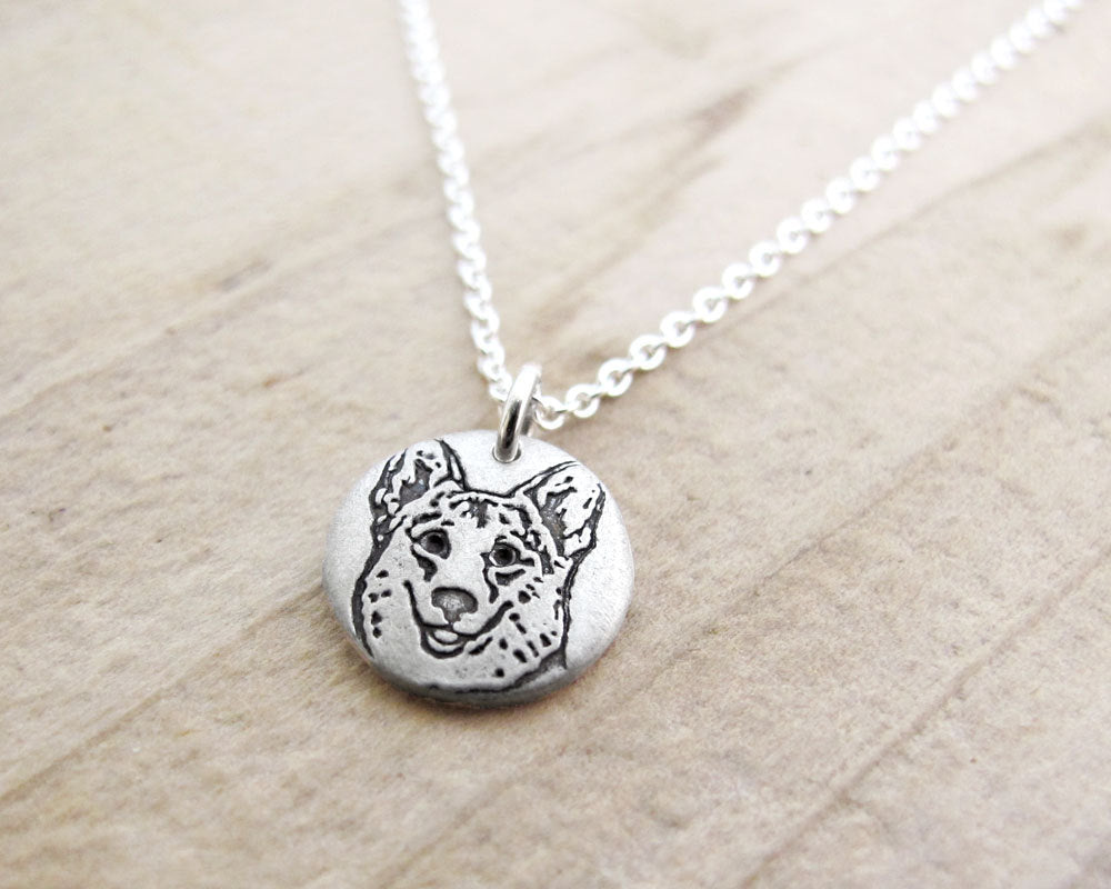 HALO DOG MEMORIAL NECKLACE - Silver Essence Jewellery