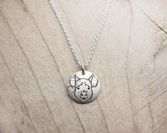 Tiny Pig Necklace
