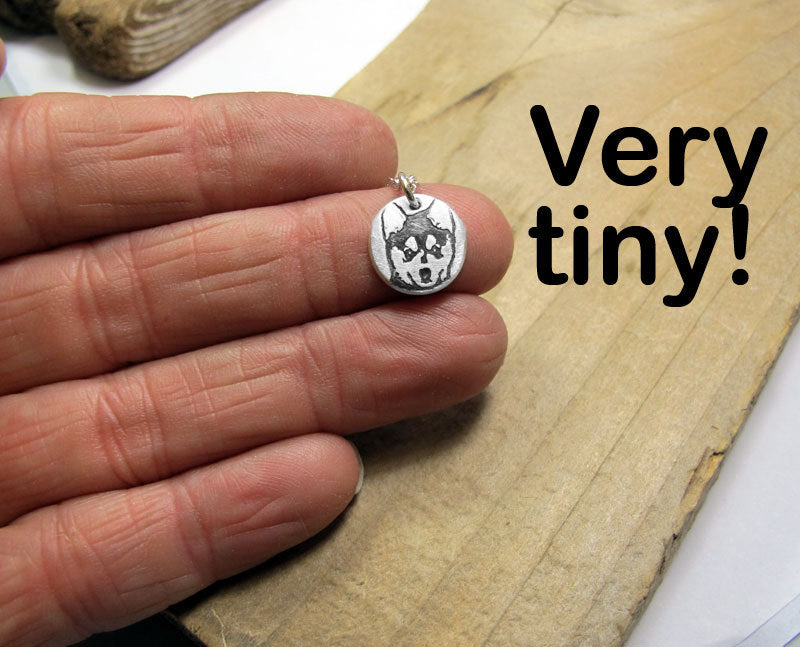 Tiny Alaskan Klee Kai Necklace
