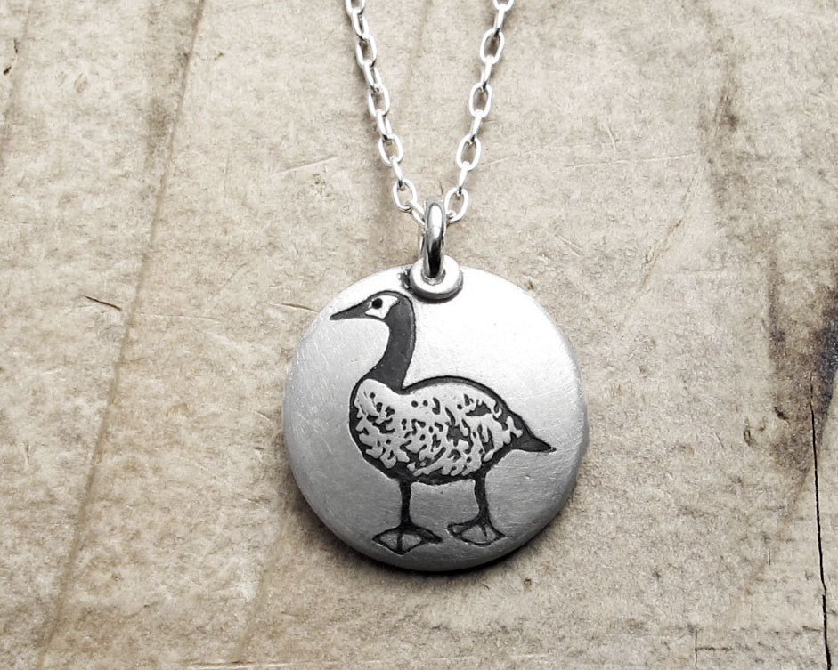 Little Canada Goose Necklace