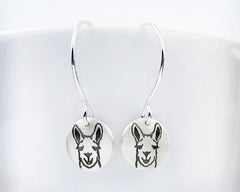Tiny Llama Earrings