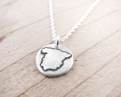 Tiny  Spain Necklace