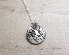Tiny Papillon Necklace