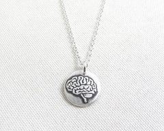 Tiny Brain Necklace