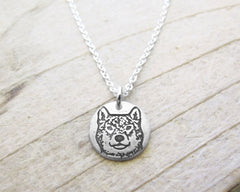 Tiny Shiba Inu Necklace