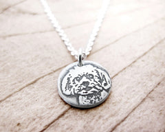 Tiny Maltese Necklace