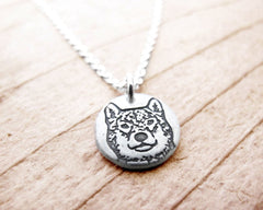 Tiny Shiba Inu Necklace