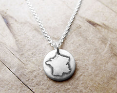 Tiny  France Necklace
