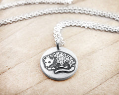 Tiny Opossum Necklace
