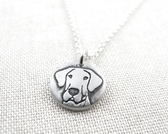 Tiny Great Dane Necklace