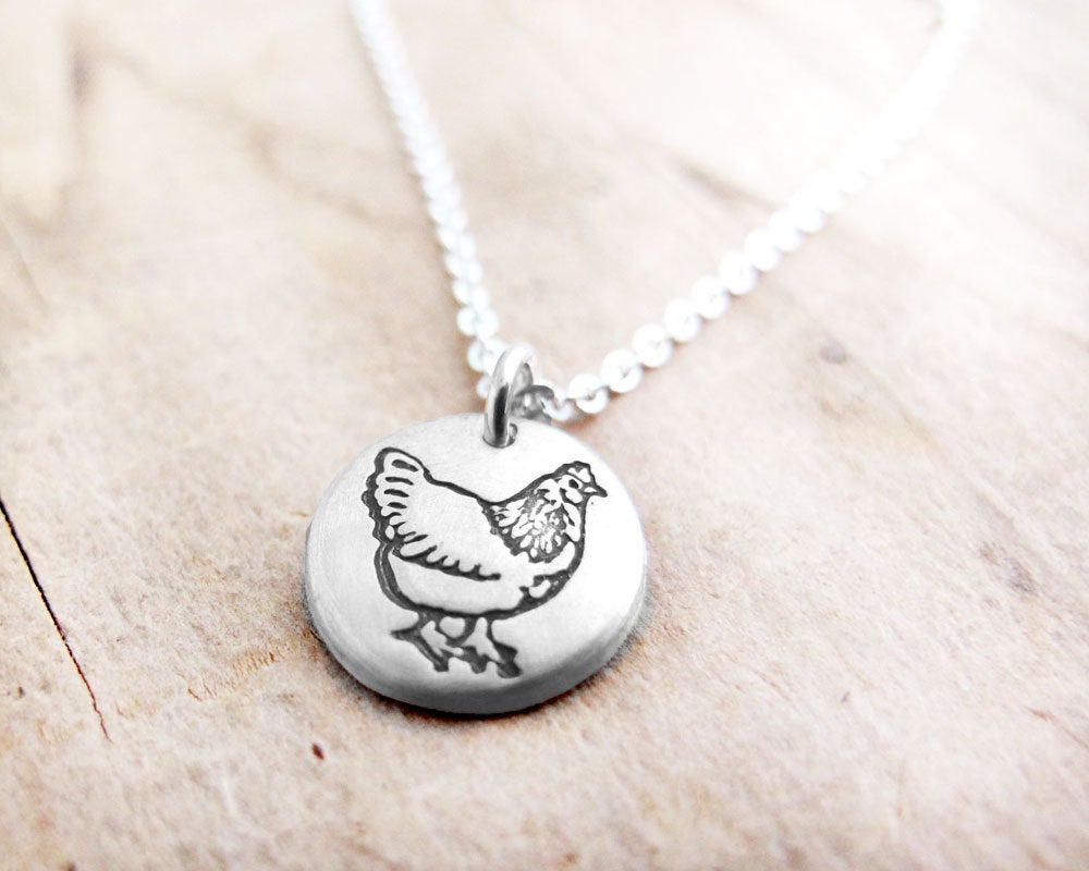 Tiny Chicken Necklace
