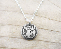 Tiny Chinchilla Necklace