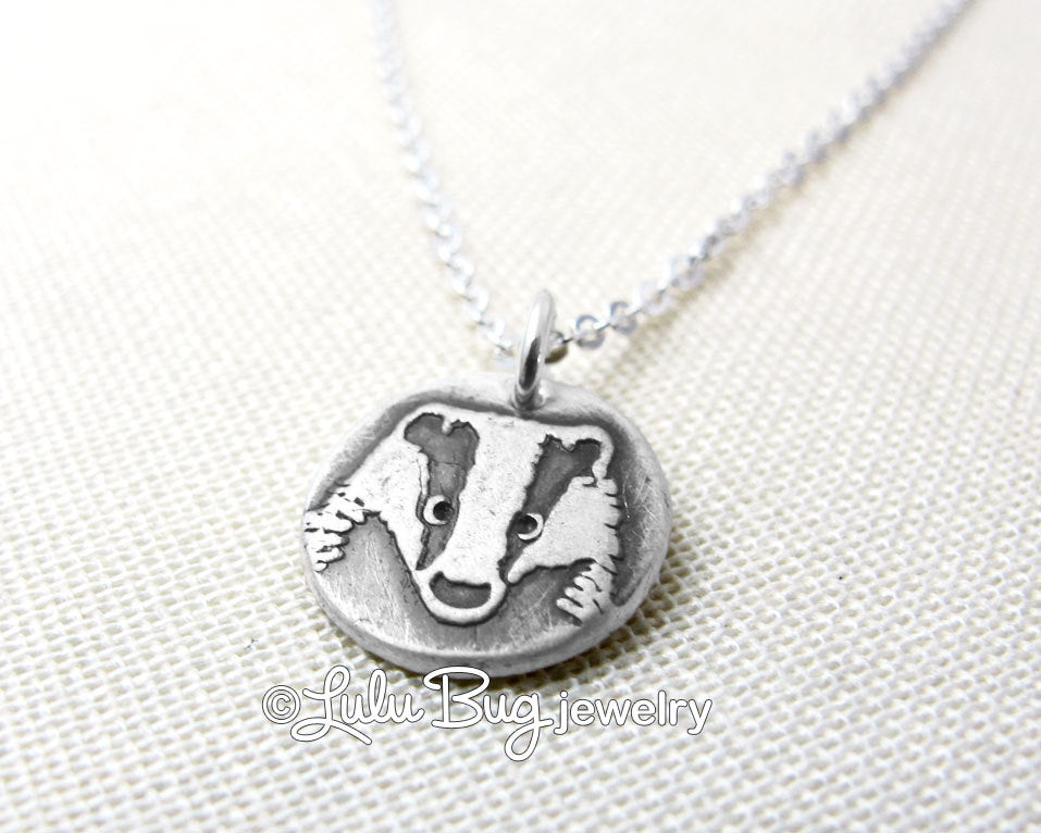 Tiny Badger Necklace