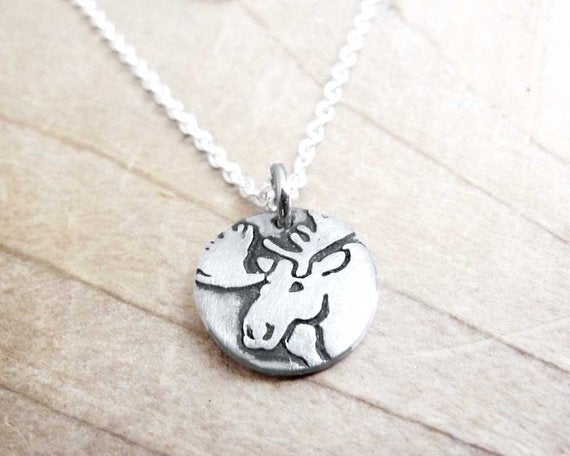 Tiny Moose Necklace Lulu Bug Jewelry