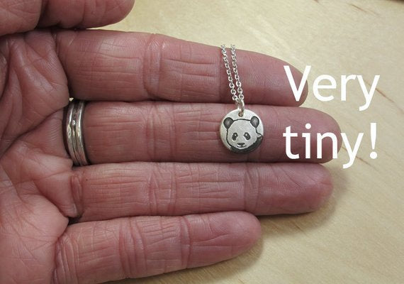 Tiny Panda Bear Necklace