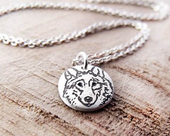 Tiny Wolf Necklace