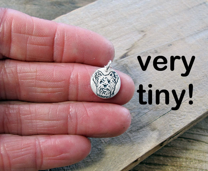 Tiny Yorkie Necklace